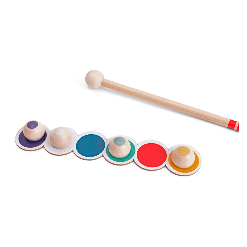 Load image into Gallery viewer, Bs toys whack a shape houten spel