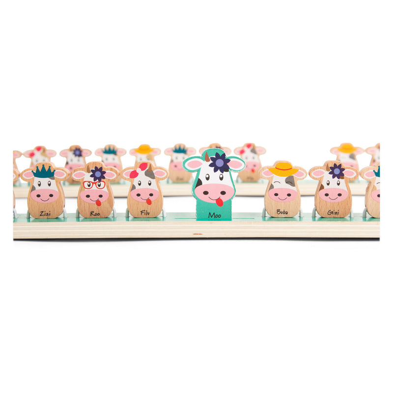Load image into Gallery viewer, Bs toys welke koe ben ik houten spel