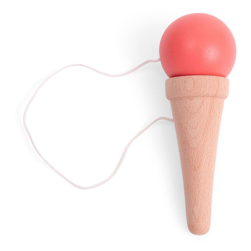Afbeelding laden in galerijviewer, Bs toys kendama ijsje - behendigheidsspel - vangbal - kinder speelgoed - houten spel - coördinatie training - kendama spel - houten speelgoed