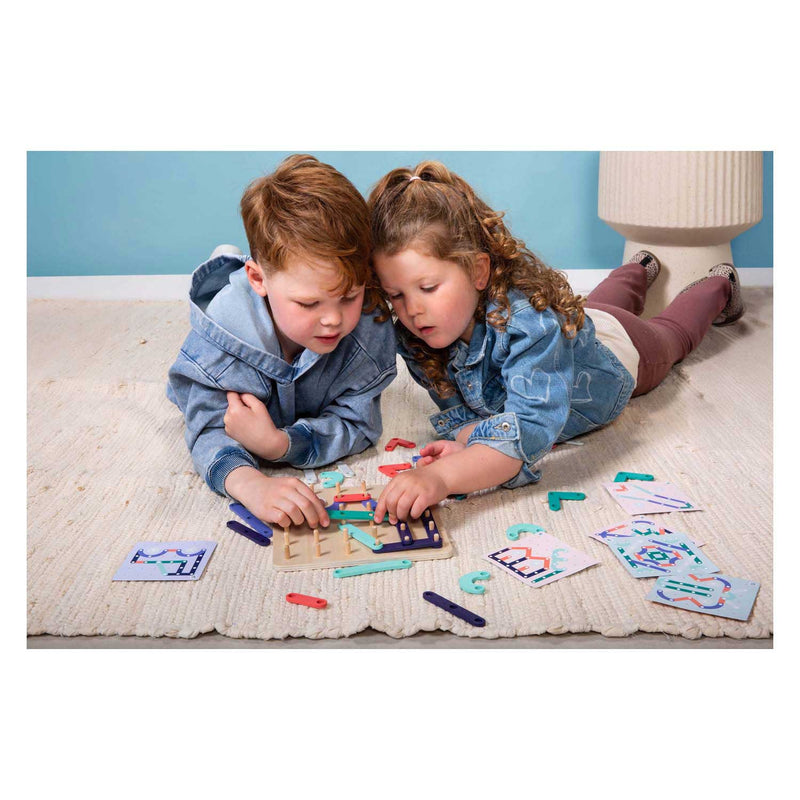 Load image into Gallery viewer, Bs toys houten geoplank - 40dlg.