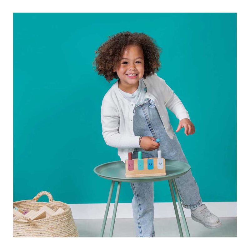 Load image into Gallery viewer, Bs toys pop-up toy ga532 – houten baby speelgoed 18+ maanden – motoriekspel