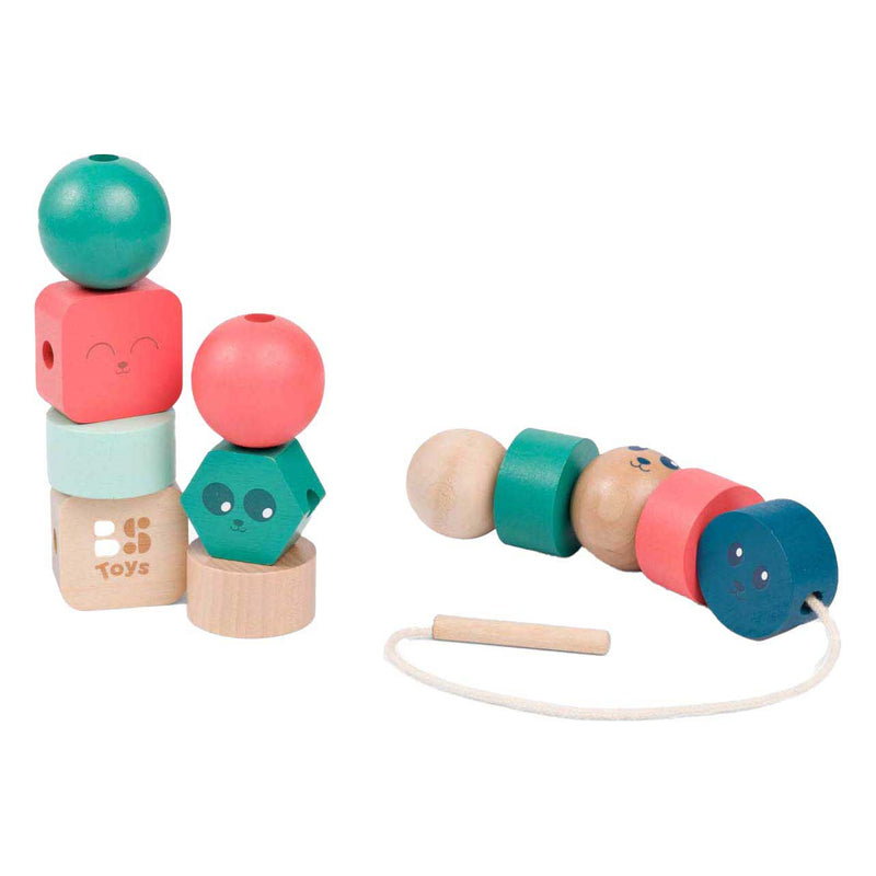 Load image into Gallery viewer, Bs toys houten kralen junior - 13dlg.