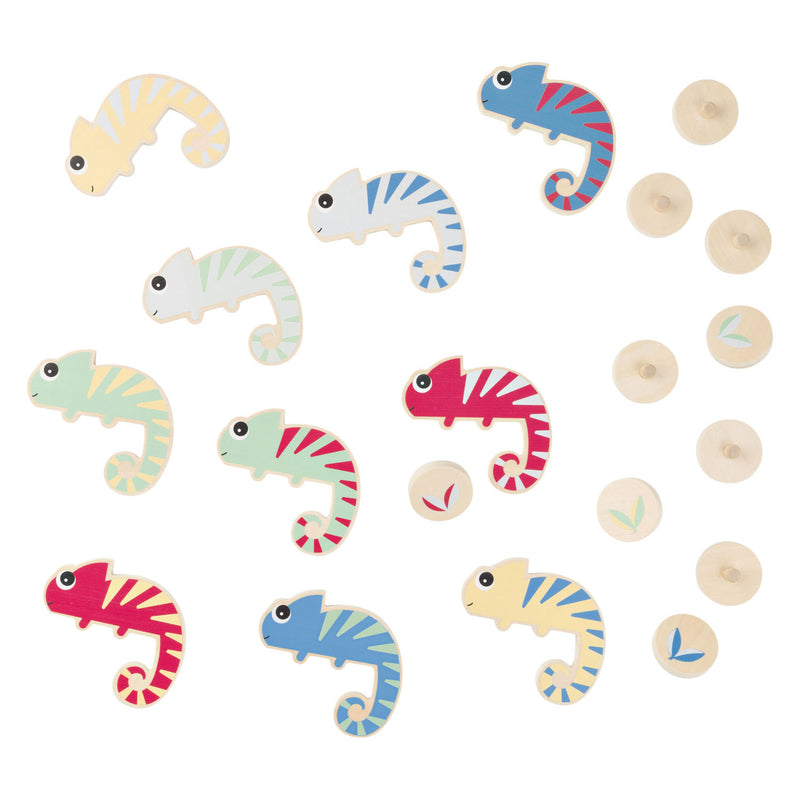 Load image into Gallery viewer, Bs toys – kameleon kleurenjacht – educatief spel – kleurherkenning reactiespel – vanaf 4 jaar
