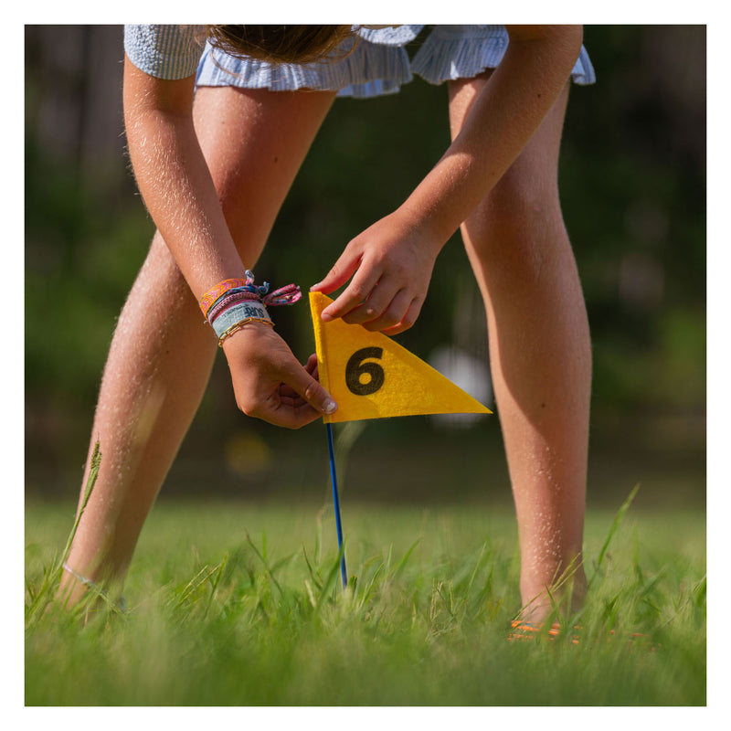 Load image into Gallery viewer, Bs toys – disc golf – buitenspel – speelgoed-golfset met vlaggen en schijven – vanaf 6 jaar
