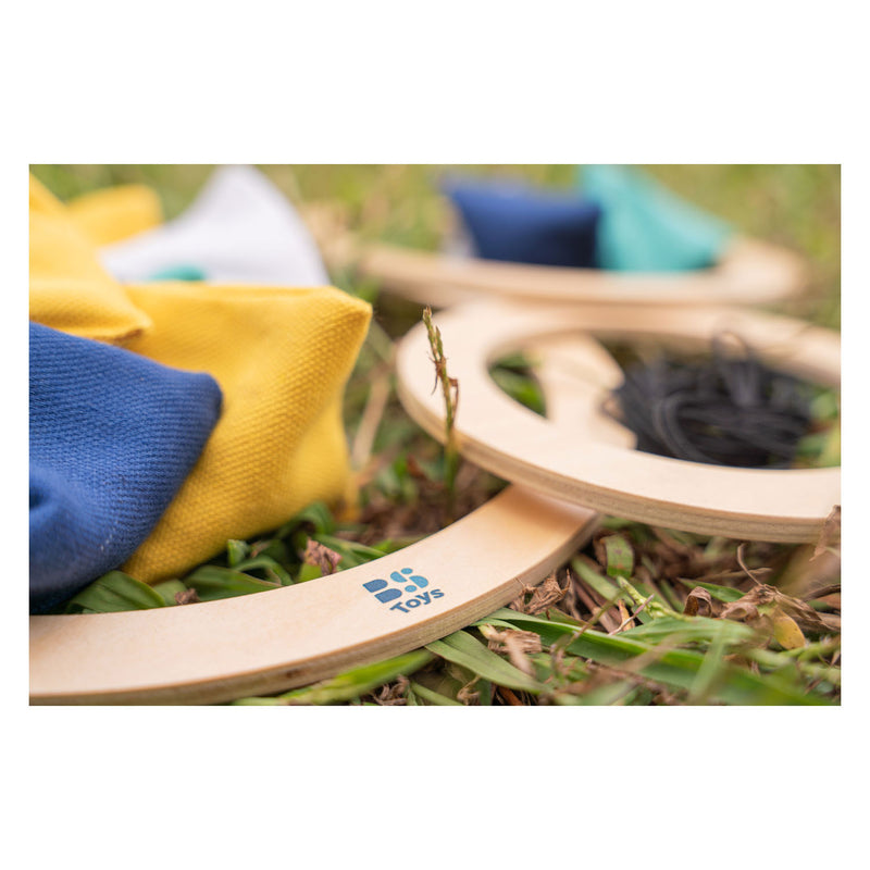 Load image into Gallery viewer, Bs toys – trigo – buitenspel – ringwerpspel van fsc hout en stof – vanaf 6 jaar
