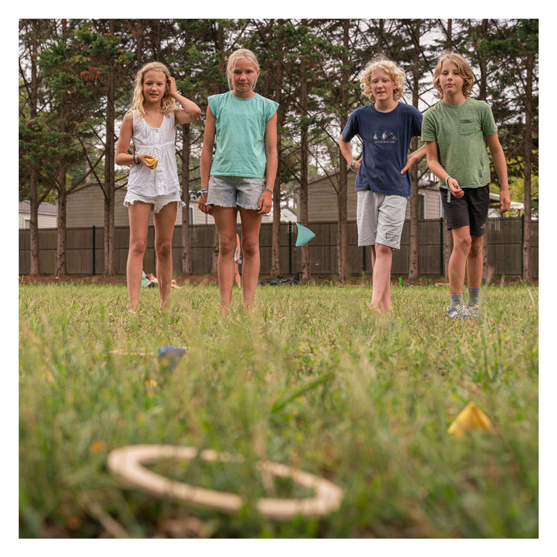 Load image into Gallery viewer, Bs toys – trigo – buitenspel – ringwerpspel van fsc hout en stof – vanaf 6 jaar