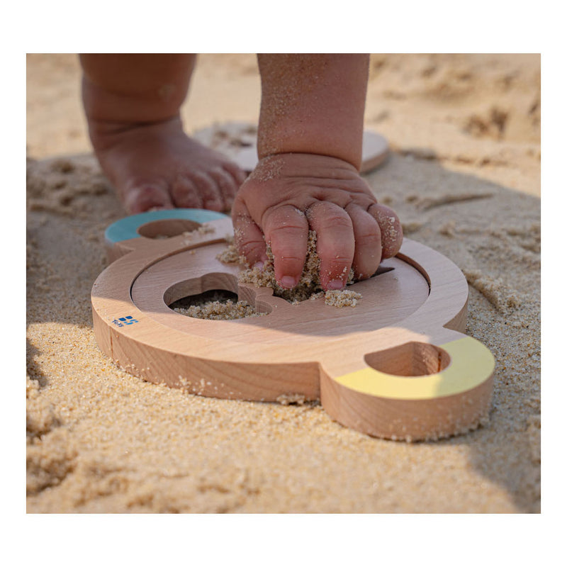 Load image into Gallery viewer, Bs toys – zandvormenset – houten speelset voor buiten – vanaf 18 maanden