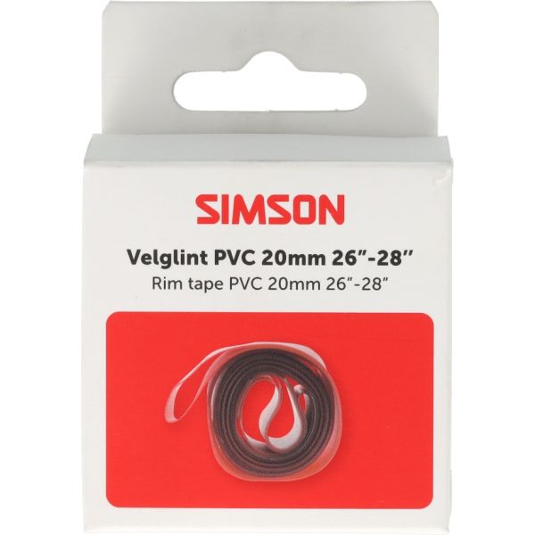 Afbeelding laden in galerijviewer, Simson velglint 24i -28i 20mm breed pvc
