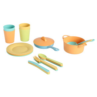 Load image into Gallery viewer, Jipy bioplastic speelgoed pannenset 25-delig | 2 stuks