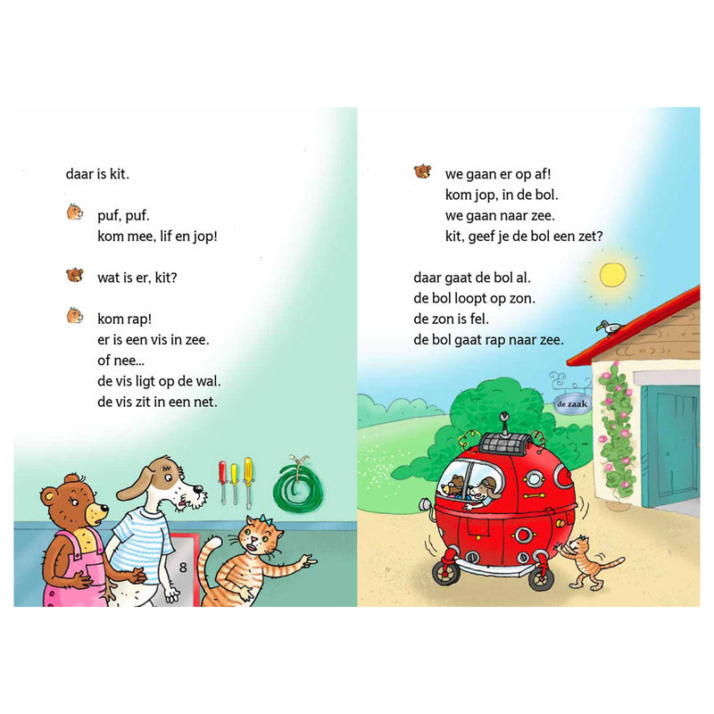 Load image into Gallery viewer, Uitgeverij kluitman de bol van lif, een vis aan wal - avi start