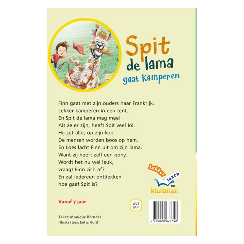 Load image into Gallery viewer, Uitgeverij kluitman spit de lama gaat kamperen (avi-m4)