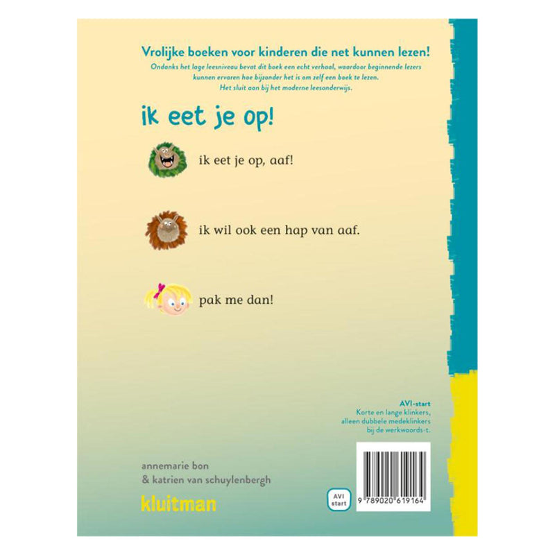 Load image into Gallery viewer, Uitgeverij Kluitman Lees lees lees ik eet je op! (AVI-Start)