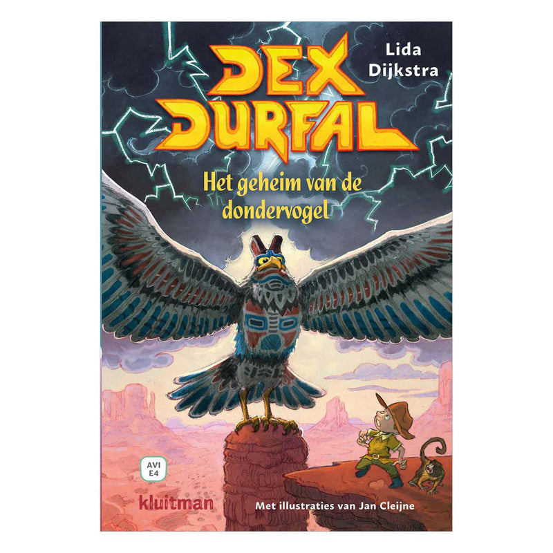Load image into Gallery viewer, Uitgeverij kluitman dex durfal - het geheim van de dondervogel - avi e4
