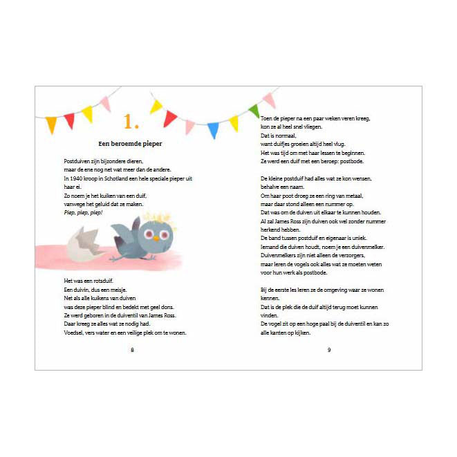 Load image into Gallery viewer, Uitgeverij kluitman winkie, de stoere postduif