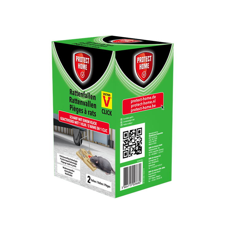 Afbeelding laden in galerijviewer, Pro-tect 1066345 - val ratten plastic 2 stuks | 2 stuks