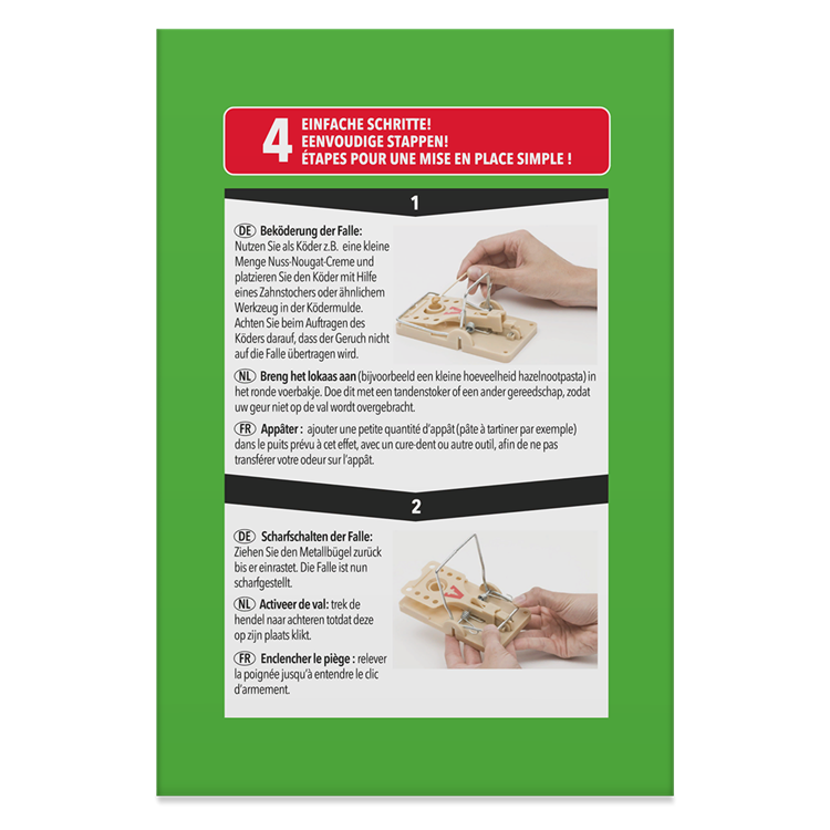 Afbeelding laden in galerijviewer, Pro-tect 1066345 - val ratten plastic 2 stuks | 2 stuks