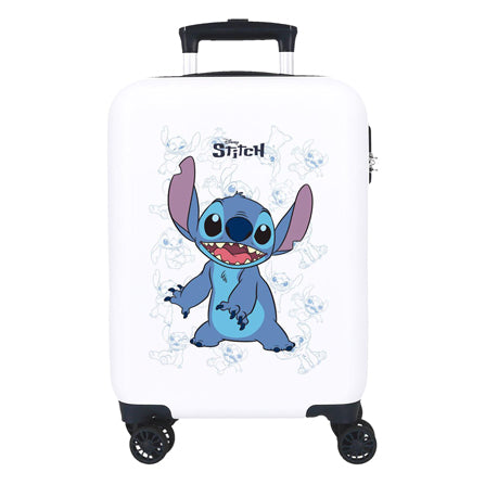 Load image into Gallery viewer, Trolleykoffer happy stitch wit, 50cm