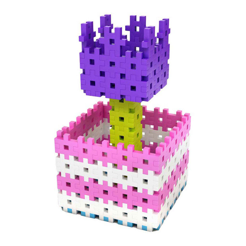 Load image into Gallery viewer, Meli basic roze bouwblokken, 300dlg.