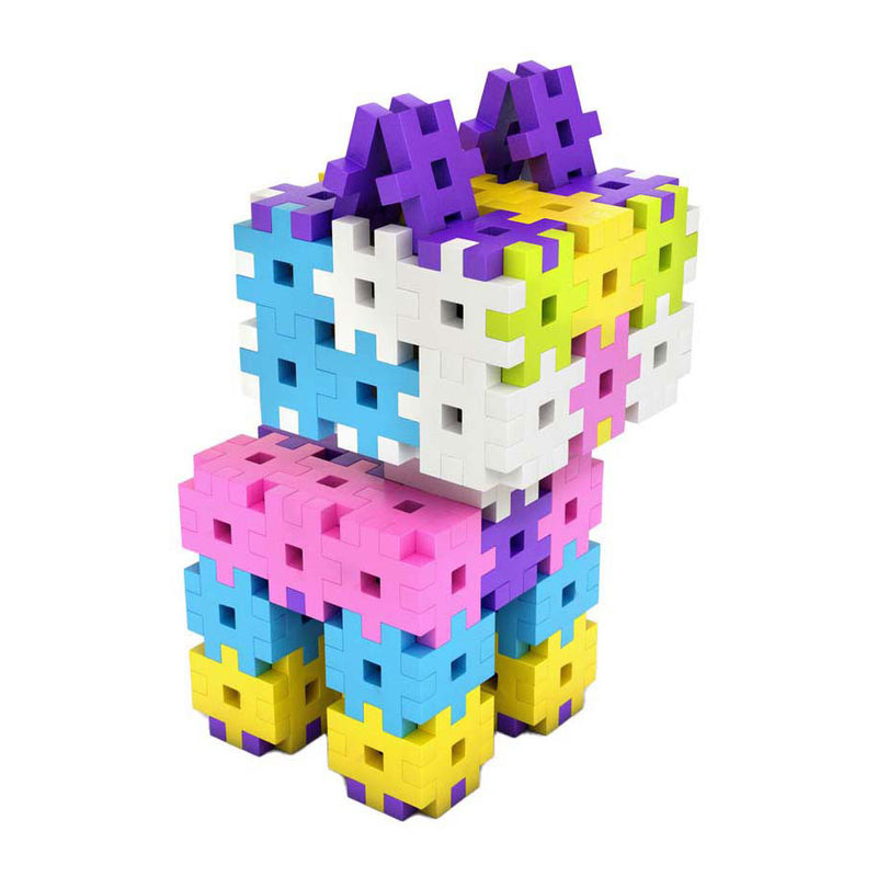 Load image into Gallery viewer, Meli basic roze bouwblokken, 300dlg.