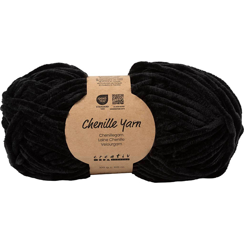 Afbeelding laden in galerijviewer, Https: www.cchobby.nl veloursgaren-l-105-m-needle-5-6-zwart-100-gr-1-bol