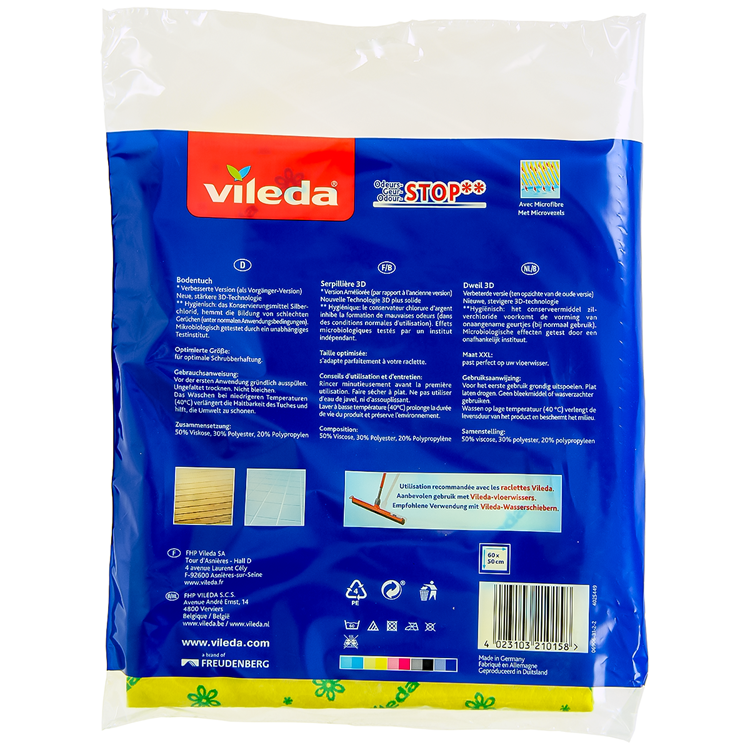 Afbeelding laden in galerijviewer, Vileda 1061024 - gele dweil 3d 2pk | 12 stuks