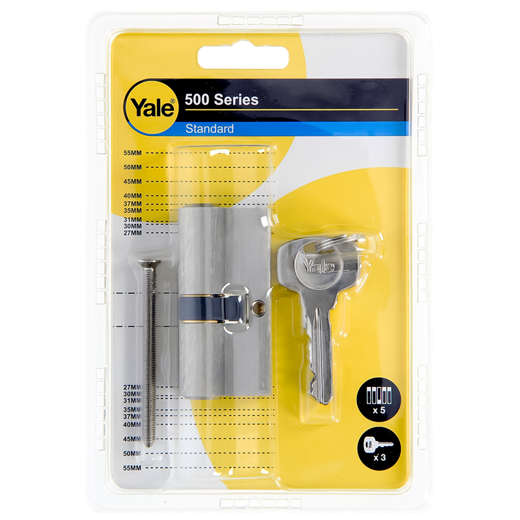 Load image into Gallery viewer, Yale 1060546 - profielcilinder 500 mv 65mm(30 35) | 5 stuks