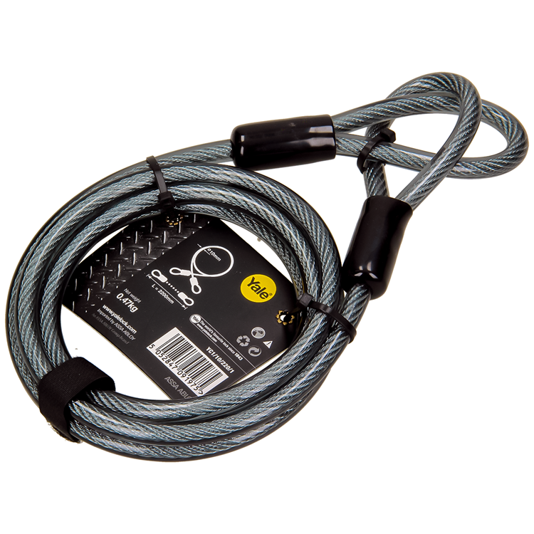 Load image into Gallery viewer, Yale 1060548 - stalen kabel 220cm | 3 stuks