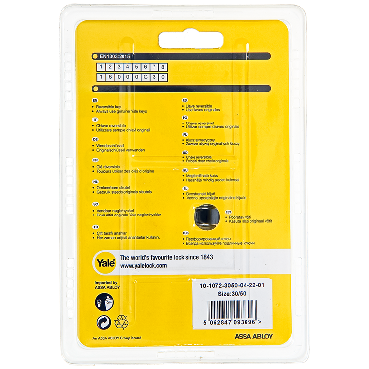 Afbeelding laden in galerijviewer, Yale 1060536 - profielcilinder 1000 mv 80mm(30 50) | 2 stuks