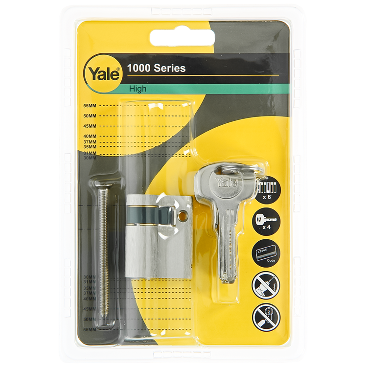 Load image into Gallery viewer, Yale 1060532 - halve profielcil. 1000 mv40mm(30 10) | 5 stuks