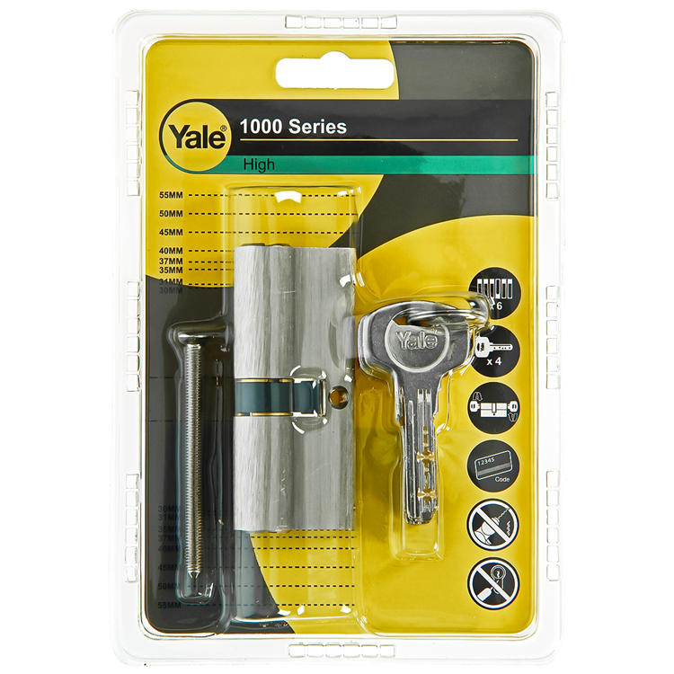 Load image into Gallery viewer, Yale 1060539 - profielcilinder 1000 mv 75mm(35 40) | 5 stuks