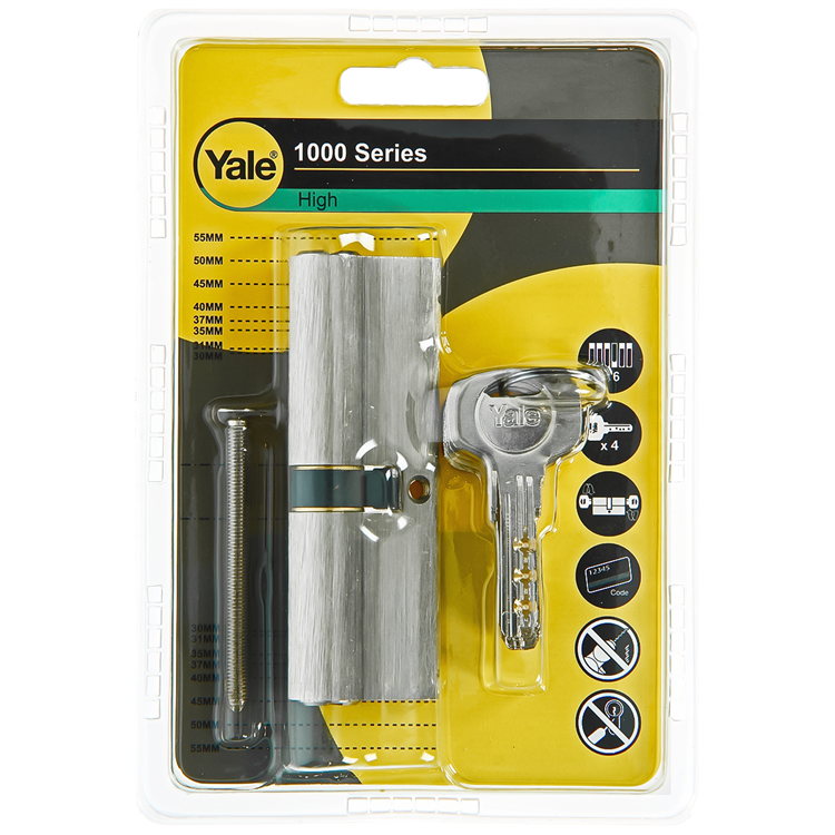 Load image into Gallery viewer, Yale 1060544 - profielcilinder 1000 mv 95mm(45 50) | 5 stuks