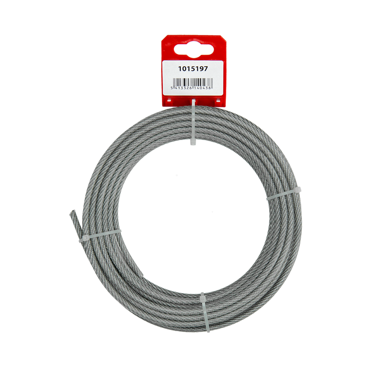 Load image into Gallery viewer, Mack 1015197 - staalkabel pvc mantel 6x7 10m 4-5mm wll 170kg din en12385-4 | 5 stuks