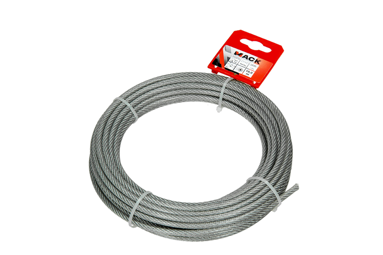 Load image into Gallery viewer, Mack 1015197 - staalkabel pvc mantel 6x7 10m 4-5mm wll 170kg din en12385-4 | 5 stuks