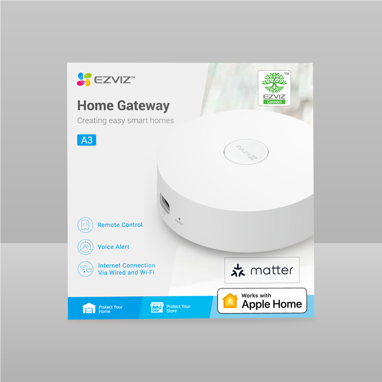 Afbeelding laden in galerijviewer, Ezviz a3 home gateway – smart home hub – zigbee 3.0 – wifi 2,4 ghz – tot 64 apparaten