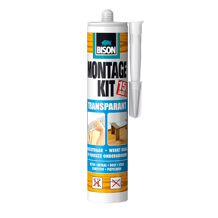 Load image into Gallery viewer, Bison 1029687 - b montagekit trsp koker 310gr | 3 stuks