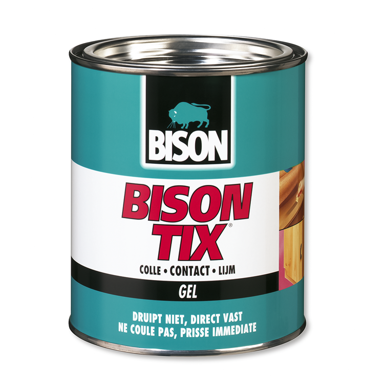 Load image into Gallery viewer, Bison tix® blik 250 ml, gelvormig, super sterk, universeel, contactlijm, waterdichte afwerking, eenvoudig in gebruik, geschikt voor ontelbare reparaties