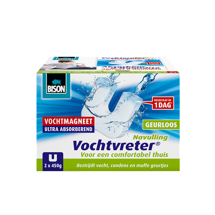 Load image into Gallery viewer, Bison 1063339 - vochtvreter ambiance magneet neutral box 450g a2 | 3 stuks