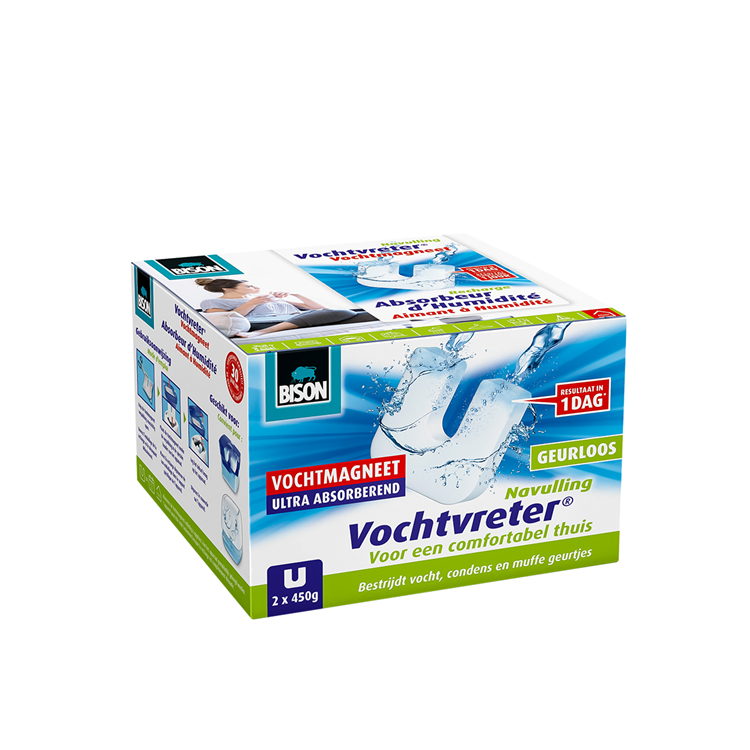 Load image into Gallery viewer, Bison 1063339 - vochtvreter ambiance magneet neutral box 450g a2 | 3 stuks