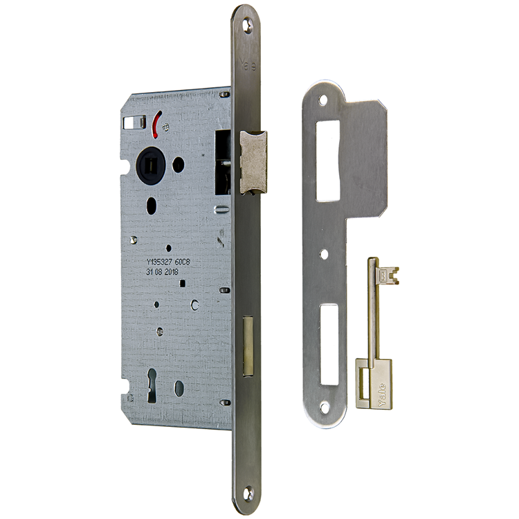 Load image into Gallery viewer, Yale 1060551 - insteekslot 110 60 l-r inox afgerond | 1 stuks