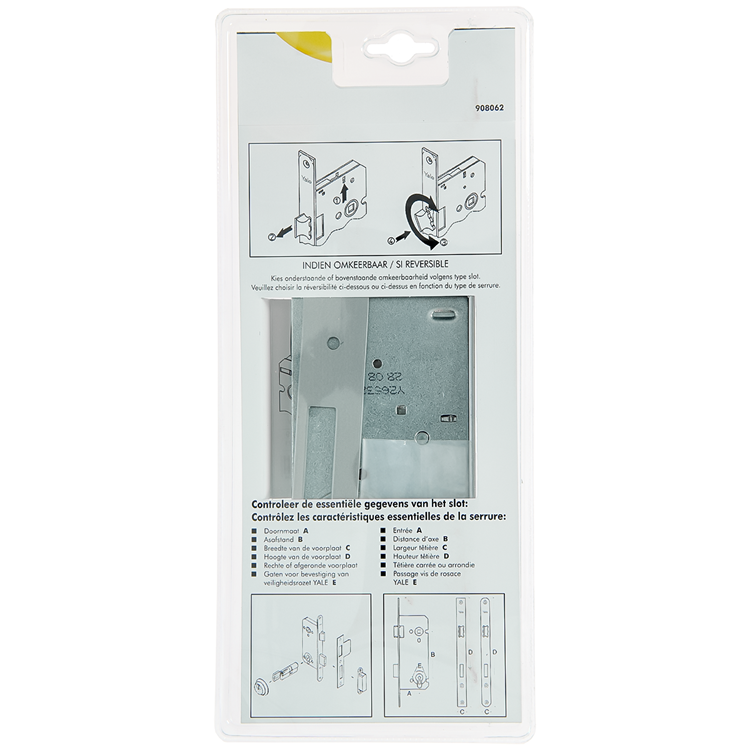 Load image into Gallery viewer, Yale 1060549 - insteekslot cil. 110 50 l-r epoxy afgerond | 1 stuks