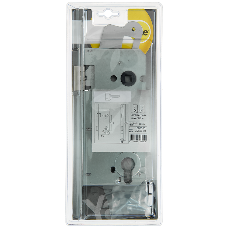 Load image into Gallery viewer, Yale 1060550 - insteekslot cil. 110 60 l-r epoxy afgerond | 1 stuks