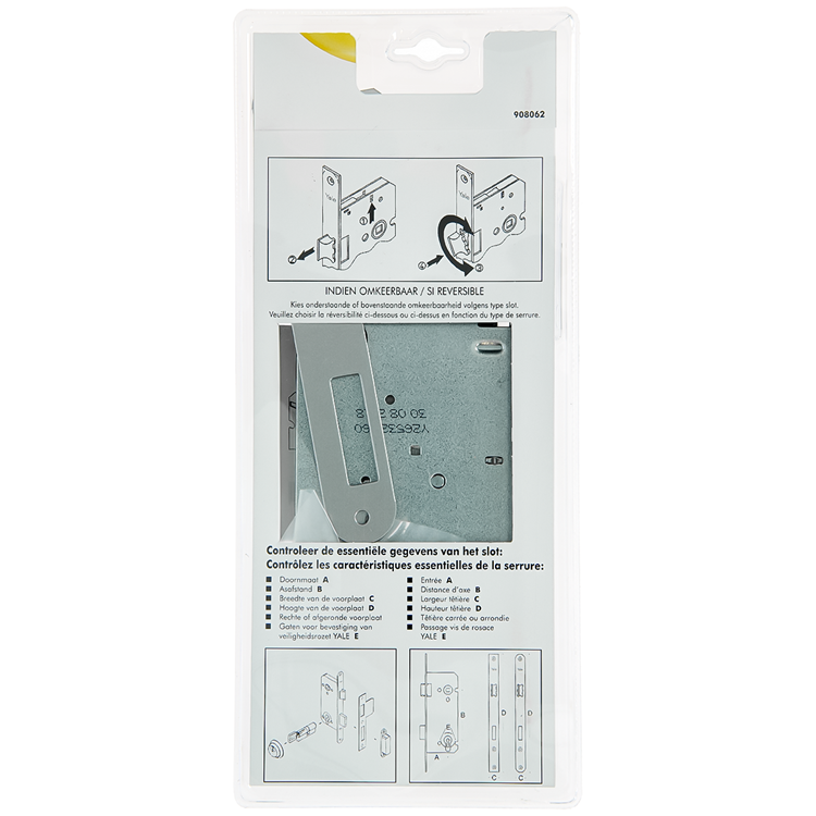 Load image into Gallery viewer, Yale 1060550 - insteekslot cil. 110 60 l-r epoxy afgerond | 1 stuks