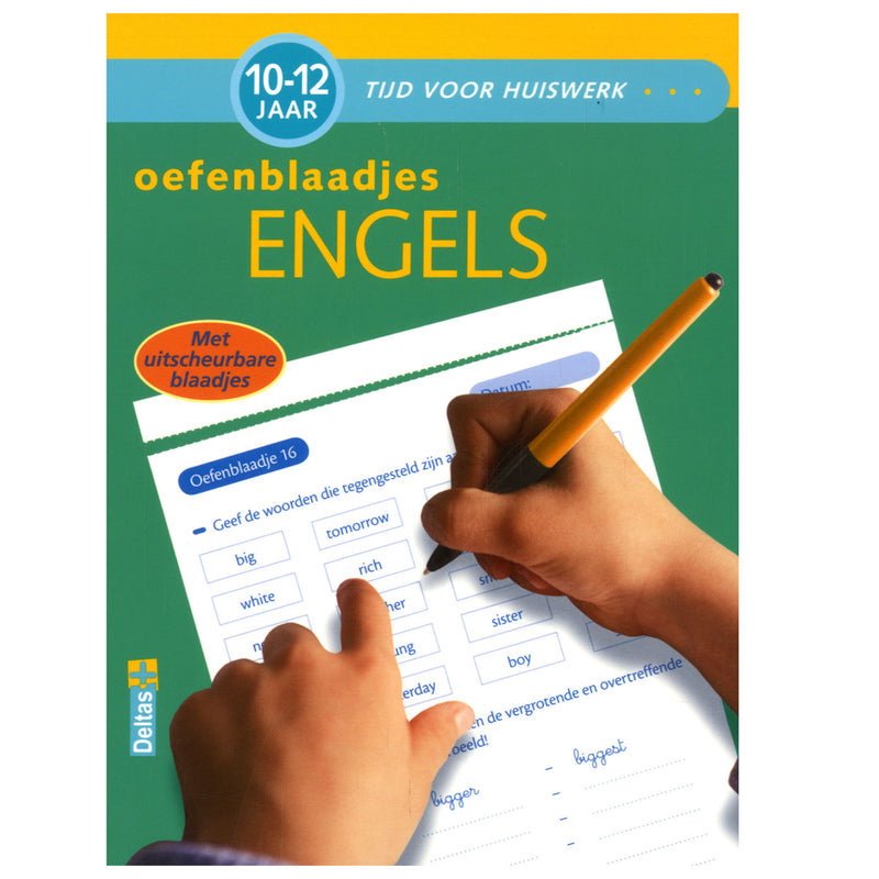 Load image into Gallery viewer, Deltas tijd voor huiswerk oefenblaadjes engels 10-12 jr
