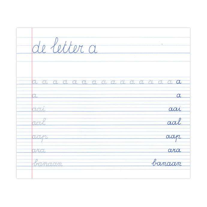 Load image into Gallery viewer, Deltas mijn oefenschrift schrijven (voor linkshandigen)