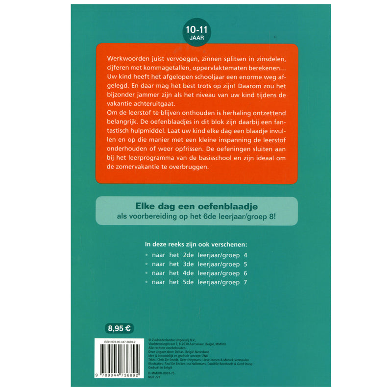 Load image into Gallery viewer, Deltas vakantie oefenblaadjes naar groep 8