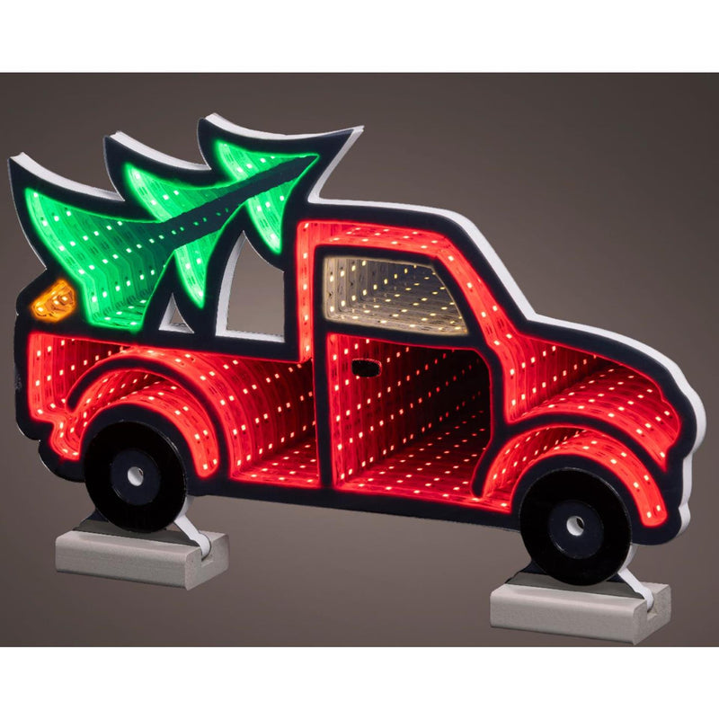 Load image into Gallery viewer, Lumineo infinity lights pick-up met kerstboom led 1,3x40x24,5cm. 3 meter