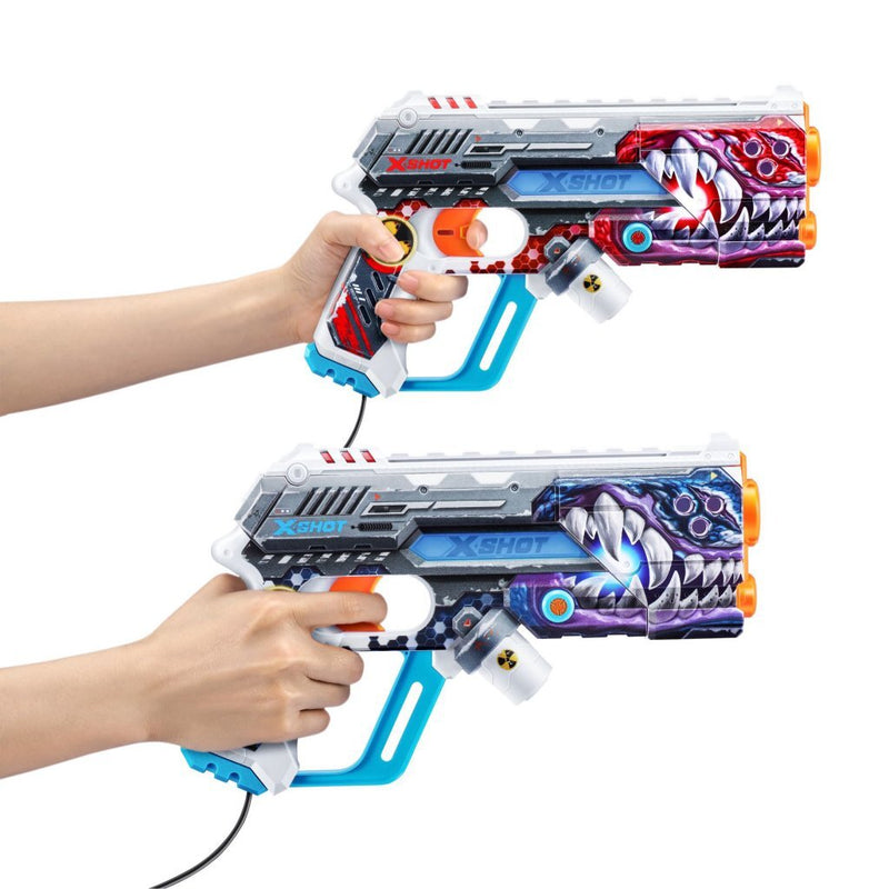 Load image into Gallery viewer, Zuru x-shot skins laser 360 blaster 2 pack