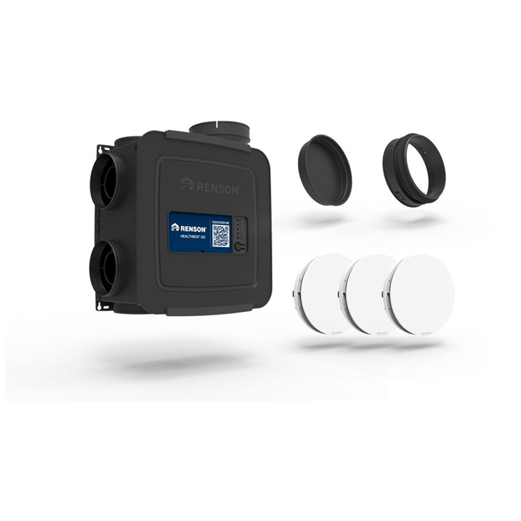 Load image into Gallery viewer, Renson 1074428 - kit healthbox go met ventielenunit + 3xaeroo + 3x adaptorring | 1 stuks