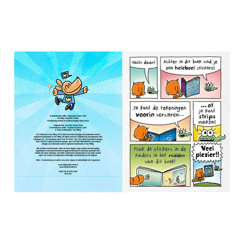 Load image into Gallery viewer, Centraal boekhuis dog man stickerboek. alle