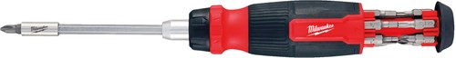 Afbeelding laden in galerijviewer, Milwaukee accessoires schroevendraaier multi-bit 14 in 1 ratelend - 4932480582